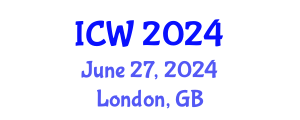 International Conference on Wastewater (ICW) June 27, 2024 - London, United Kingdom