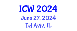International Conference on Wastewater (ICW) June 27, 2024 - Tel Aviv, Israel