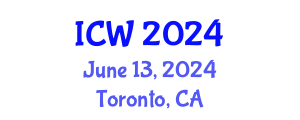 International Conference on Wastewater (ICW) June 13, 2024 - Toronto, Canada