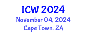 International Conference on Wastewater (ICW) November 04, 2024 - Cape Town, South Africa