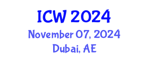 International Conference on Wastewater (ICW) November 07, 2024 - Dubai, United Arab Emirates