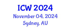 International Conference on Wastewater (ICW) November 04, 2024 - Sydney, Australia