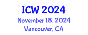 International Conference on Wastewater (ICW) November 18, 2024 - Vancouver, Canada