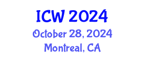 International Conference on Wastewater (ICW) October 28, 2024 - Montreal, Canada