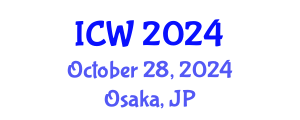 International Conference on Wastewater (ICW) October 28, 2024 - Osaka, Japan