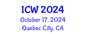 International Conference on Wastewater (ICW) October 17, 2024 - Quebec City, Canada