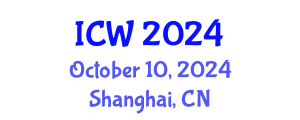 International Conference on Wastewater (ICW) October 10, 2024 - Shanghai, China