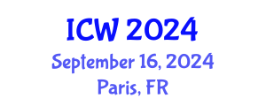 International Conference on Wastewater (ICW) September 16, 2024 - Paris, France