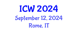 International Conference on Wastewater (ICW) September 12, 2024 - Rome, Italy