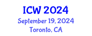 International Conference on Wastewater (ICW) September 19, 2024 - Toronto, Canada