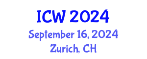 International Conference on Wastewater (ICW) September 16, 2024 - Zurich, Switzerland