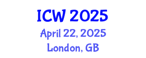 International Conference on Wastewater (ICW) April 22, 2025 - London, United Kingdom