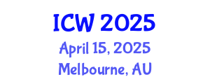International Conference on Wastewater (ICW) April 15, 2025 - Melbourne, Australia