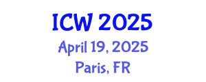 International Conference on Wastewater (ICW) April 19, 2025 - Paris, France