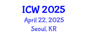 International Conference on Wastewater (ICW) April 22, 2025 - Seoul, Republic of Korea