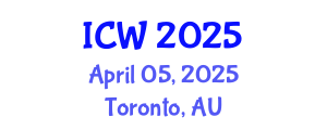 International Conference on Wastewater (ICW) April 05, 2025 - Toronto, Australia