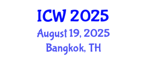 International Conference on Wastewater (ICW) August 19, 2025 - Bangkok, Thailand