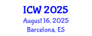 International Conference on Wastewater (ICW) August 16, 2025 - Barcelona, Spain