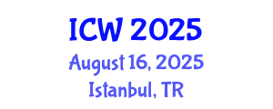 International Conference on Wastewater (ICW) August 16, 2025 - Istanbul, Turkey