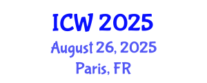 International Conference on Wastewater (ICW) August 26, 2025 - Paris, France
