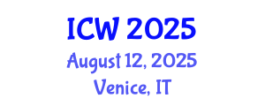 International Conference on Wastewater (ICW) August 12, 2025 - Venice, Italy