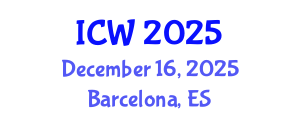 International Conference on Wastewater (ICW) December 16, 2025 - Barcelona, Spain