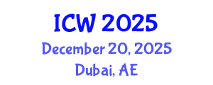 International Conference on Wastewater (ICW) December 20, 2025 - Dubai, United Arab Emirates