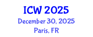 International Conference on Wastewater (ICW) December 30, 2025 - Paris, France