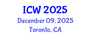 International Conference on Wastewater (ICW) December 09, 2025 - Toronto, Canada