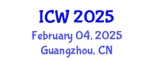 International Conference on Wastewater (ICW) February 04, 2025 - Guangzhou, China