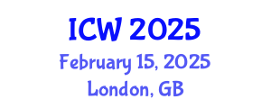 International Conference on Wastewater (ICW) February 15, 2025 - London, United Kingdom