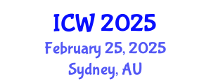 International Conference on Wastewater (ICW) February 25, 2025 - Sydney, Australia