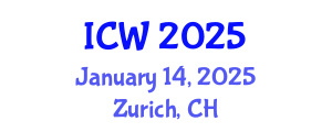 International Conference on Wastewater (ICW) January 14, 2025 - Zurich, Switzerland