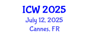 International Conference on Wastewater (ICW) July 12, 2025 - Cannes, France