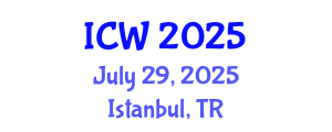 International Conference on Wastewater (ICW) July 29, 2025 - Istanbul, Turkey