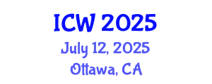 International Conference on Wastewater (ICW) July 12, 2025 - Ottawa, Canada