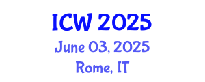 International Conference on Wastewater (ICW) June 03, 2025 - Rome, Italy