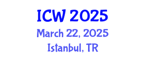 International Conference on Wastewater (ICW) March 22, 2025 - Istanbul, Turkey