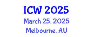 International Conference on Wastewater (ICW) March 25, 2025 - Melbourne, Australia