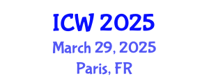 International Conference on Wastewater (ICW) March 29, 2025 - Paris, France