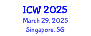 International Conference on Wastewater (ICW) March 29, 2025 - Singapore, Singapore