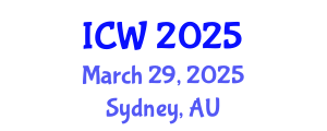 International Conference on Wastewater (ICW) March 29, 2025 - Sydney, Australia