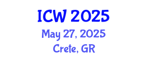 International Conference on Wastewater (ICW) May 27, 2025 - Crete, Greece