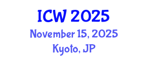 International Conference on Wastewater (ICW) November 15, 2025 - Kyoto, Japan