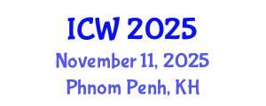 International Conference on Wastewater (ICW) November 11, 2025 - Phnom Penh, Cambodia