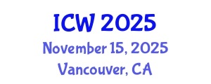 International Conference on Wastewater (ICW) November 15, 2025 - Vancouver, Canada