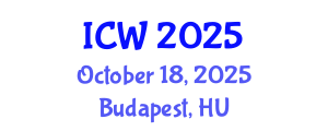 International Conference on Wastewater (ICW) October 18, 2025 - Budapest, Hungary