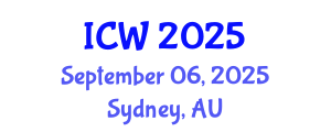 International Conference on Wastewater (ICW) September 06, 2025 - Sydney, Australia