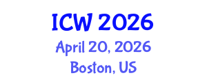 International Conference on Wastewater (ICW) April 20, 2026 - Boston, United States