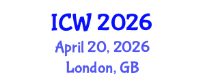 International Conference on Wastewater (ICW) April 20, 2026 - London, United Kingdom International Conference on Wastewater (ICW) April 20, 2026 - London, United Kingdom